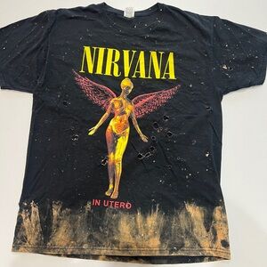 Nirvana In Utero band tee shirt